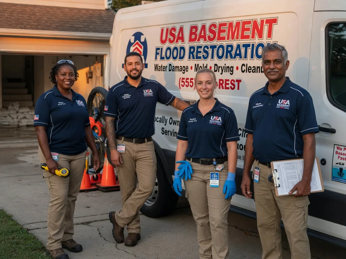 Basement Flood Cleanup company in Ruso, ND