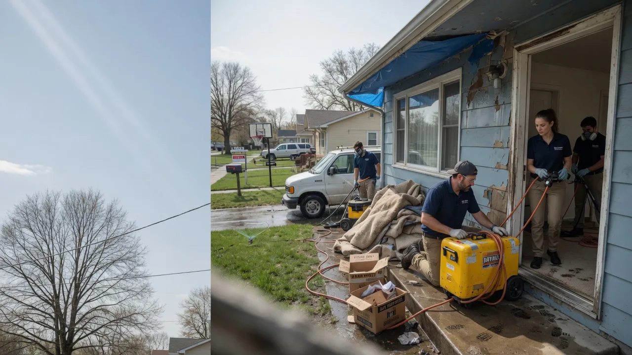Basement Flood Cleanup in Ruso, ND near me